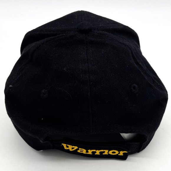 Warrior Custom Golf Mens Blue Corduroy Hook & Loop Adjustable Baseball Hat Cap - Picture 3 of 6